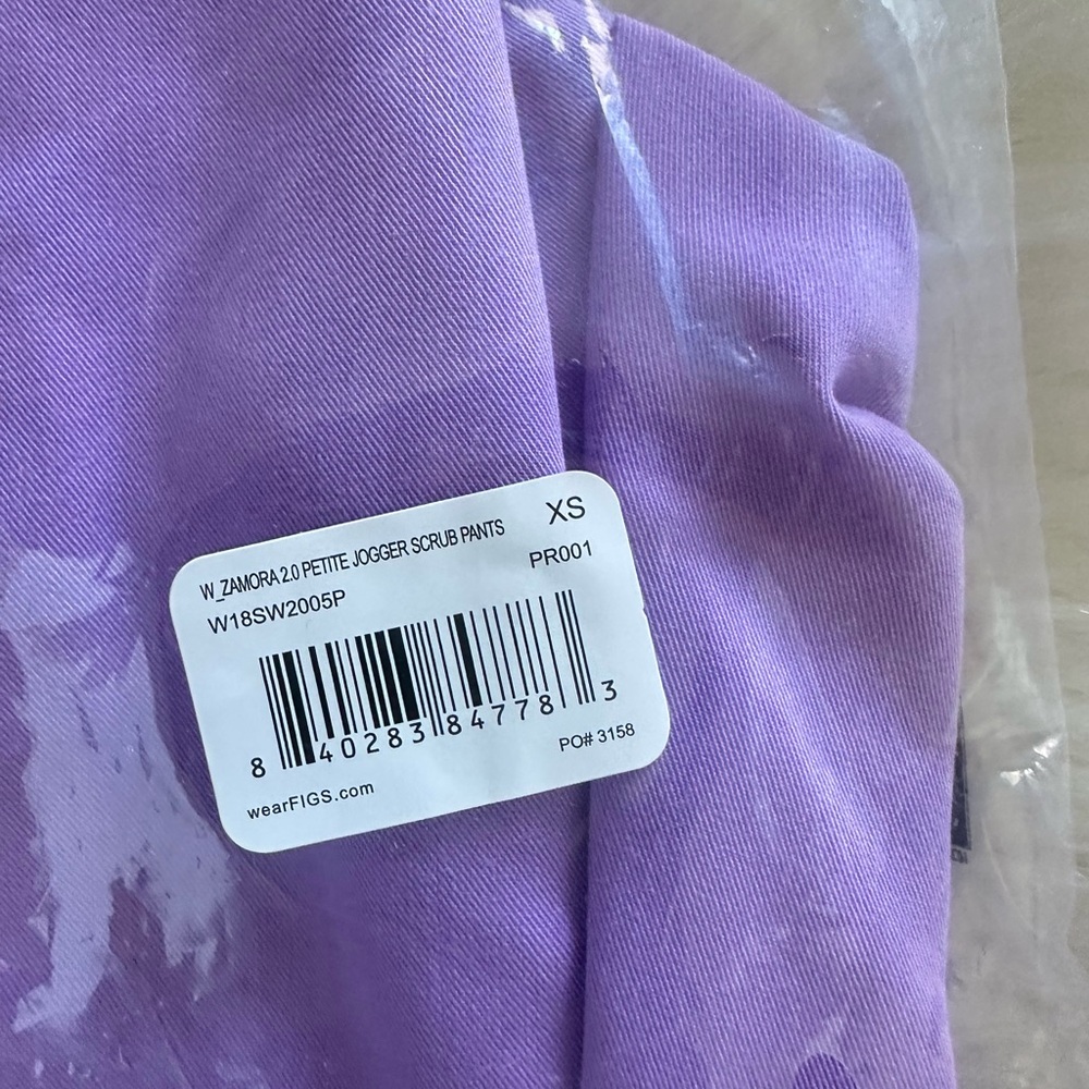 Figs New Lilac Dawn Zamora Joggers. XS Petite. - Picture 4 of 4